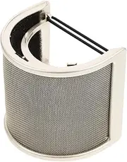 Alasum Mic Windscreen Shield Multi-functional Cover U-shaped Noise Reduction Windscreen Easy Install Microphone Accessory