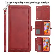 Samsung Galaxy A11 New WDL Wallet Case Black/Red/Gold