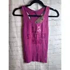 AVOCADO LADIES Mauve Workout Tank Top Athletic Racerback S/M