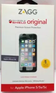 ZAGG InvisibleShield Premium Clear Screen Protector iPhone 5 / 5s / 5c