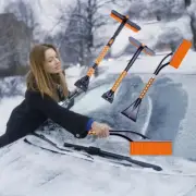 Snow Scraper Snow Brush Reusable Snow Broom Detachable Snow Removal Tool guRTk