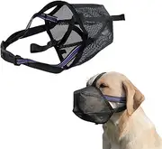 ZWWOGE Muzzle for Large Dogs - Breathable Pet Mask for Dog Training - Comfortable & Safe for Small, Medium & Large Dogs, Such as Huskies and Dobermans, a, A