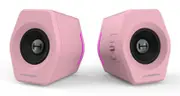 Edifier G2000 Gaming 2.0 Speakers System - Bluetooth V4.2/ USB Sound Card/ AUX Input/RGB 12 Light Effects/ 16W RMS Power Pink