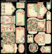 Graphic 45 Time Celebrate Collection Party Wedding Baby Cardstock Pockets Tags