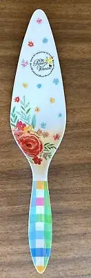 BRAND NEW!~THE PIONEER WOMAN~BLUE FLORAL CAKE & PIE SERVER~DISHWASHER SAFE L05