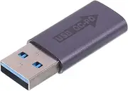 KALLORY USB USB C Fast Charging Converter Compact Mobile Charger Adapter for Phone Accessories Lightweight USB a Male to USB C Female Adapter Sleek Design