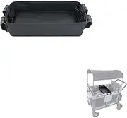 HOONHERY Snack Tray for Wonderfold Wagon W2, Kid's Toy Tray, Side Cup Holders and Mesh Pockets, Snack Place Tray on Wagons, for W2 Snack Trollley Tray,Easy to Clean (Model W2)
