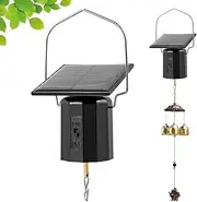 Wind Spinner Motor, Solar Energy Rotating Motor for Garden Spinners, Hangable Device, 6.3x3.54x2.76 Inches, Outdoor Yard Backyard Tree Patio Porch Balcony Decoration
