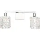 Living District LD7009C Phineas 2 Light 18 inch Chrome Wall sconce Wall Light