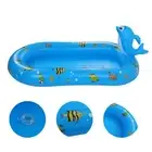 Kids Inflatable Swimming Pool Thick PVC Fish Patterns Sprinkler Summer Pool .