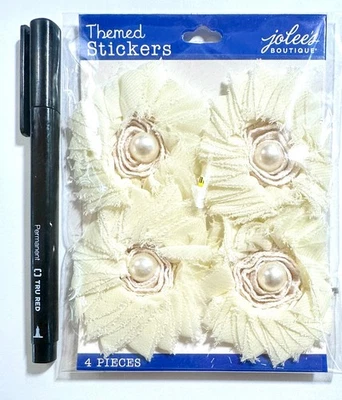 Parisian Flowers Jolee's Stickers Scrapbooking Card Making Embellishment