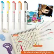 Fluorescent Marker Pen Double-headed Highlighter Marker Highlighter Pen School