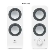 Logitech Z200 Multimedia Speakers (Snow White)