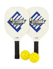 [Formula Sports] Pickleball Journey Paddles & Balls 2-4 Player Set 4 Piece