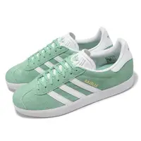 在飛比找momo購物網優惠-【adidas 愛迪達】休閒鞋 Gazelle W 女鞋 綠