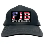 TRUMP FJB LET'S GO BRANDON Trucker Cap - Foam Baseball Cap Hat Logo Mesh HF0011