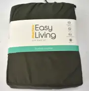 Martex Easy Living Brushed Microfiber Twin Size Sheet Set Green Bedding