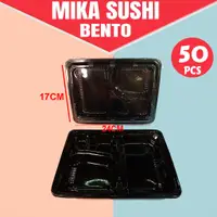 在飛比找蝦皮購物優惠-Mika Bento Sushi 4 分隔器雲母塑料雲母壽司