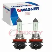 2 pc Wagner Front Fog Light Bulbs for 2008-2015 Smart Fortwo Electrical ey (for: Smart)