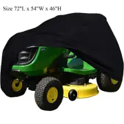 72" Long Riding Lawn Mower Tractor Cover Waterproof UV Protector Garden Outdoor