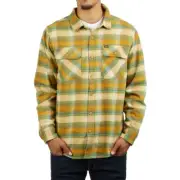 OBEY Men's SOUTH PASS Woven Flannel Shirt - GBR - Small - NWT LAST ONE