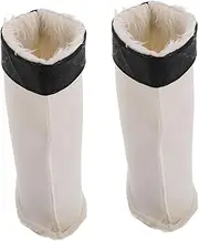 Abaodam 1pair Rain Boot Liners for Men Thick Insulated Replacement Lining Thermal Detachable Boot Inserts for Cold Weather Comfortable Rainproof Design for Wet Conditions
