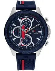[Tommy Hilfiger] Clark Stainless Steel Watch in Navy