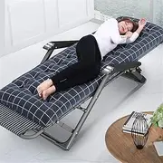 G Loungers and Recliners Folding Sun Lounger Chair with 15 Positions Adjustable Sunbed Recliner for The Beach Pool Outdoor Patio Camping Feet Steel c315-With cush