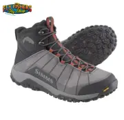 Simms Fishing Flyweight Wading Boots Vibram Rubber Sole NEW DISCOUNTED