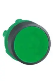 Genuine Schneider Electric- ZB5AA3- Push button Head - Green, plastic, flush