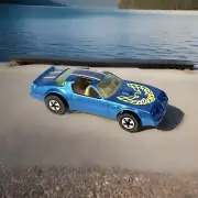 ⬜️￼ CUSTOM MADE Hot Wheels Hot Bird - METALLIC BLUE HOTBIRD