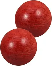 2pcs Traditional Chinese Baoding Balls Hand Exercise Massage Balls for Meditation Durable Wooden Craftsmanship Ergonomic Grip for Muscle Relaxation and