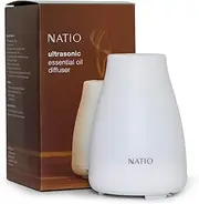 [Natio] Australia Ultrasonic Essential Oil Diffuser - Non-Heat Ultrasonic Technology with 4 Hour Auto-Off Timer for Natural Home Fragrance