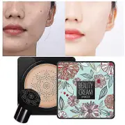 BB Air Cushion Foundation Mushroom Head CC Cream Concealer Whitening Makeup Cosmetic Waterproof Brighten Face Base Tone 01Natural