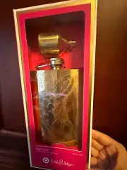 Lilly Pulitzer for Target gold Giraffe Flask w/ funnel NEW IN BOX