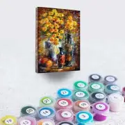 Leonid Afremov a Greek Vases Paint By Numbers Full Kit DIY Painting On Canvas