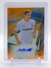 2020-21 Topps Finest Florian Neuhaus Orange Wave Refractor #/25 w/ Auto