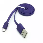 PURPLE MICRO USB CABLE FAST CHARGE POWER CORD WIRE 6FT LONG For PHONES & TABLETS