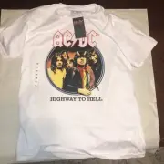 ac/dc t shirt highway to hell size 16 youth