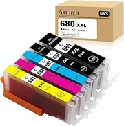 Artitech 680xxl 681xxl Ink Cartridge Compatible for Canon PGI-680 XXL CLI-681 XXL Ink Replacement for Canon PIXMA TR7560 TR8560 TR8660 TR8660a TS6160 TS6260 TS8160 TS8260 TS9160 TS9560 TS706 (5 Pack)