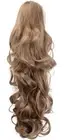 Barsdar 19” Clip In Ponytail Curly Synthetic 12/24 Light BrownPale Golden Blonde