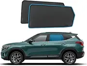 OTTO Shades Custom Magnetic Mesh Sunshade for Kia Seltos 2019-2025, Side, Rear & Port Windows Sun Blind for Baby Protection, UV/Heat Reduction, Camping,Privacy Shield (2 pcs Rear Window Shades)