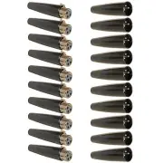 10 MALE plugs & FEMALE jacks XLR 3pin audio connectors for microphone mic cable