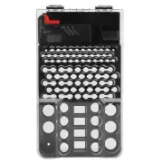 104 Grids Battery Organizer Storage Box Carrying Case Holder W/ Battery Tester