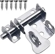 Generic Sliding Bolt Gate Latch, Safety Lock Bolt, Heavy Duty Stainless Steel Barrel Door Latches, with Padlock Hole