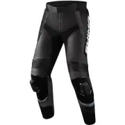 STR 2.0 Black Leather Motorcycle Pants
