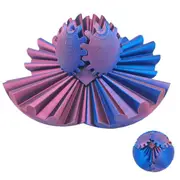 3D Printed Gear Ball Cube Fidget Toy for Stress Anxiety Relaxing
