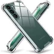 Clear Case For Samsung S23 S22 Ultra Plus S21 FE A72 A53 Shockproof Bumper Cover