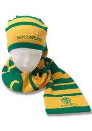 BURLEY SEKEM SOCCEROOS SCEANIE Scarf-beanie Australian Soccer BNWT Licensed