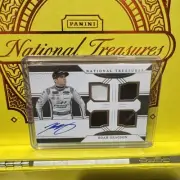 2024 National Treasures Noah Gragson /49 Auto Metal Patch Quad